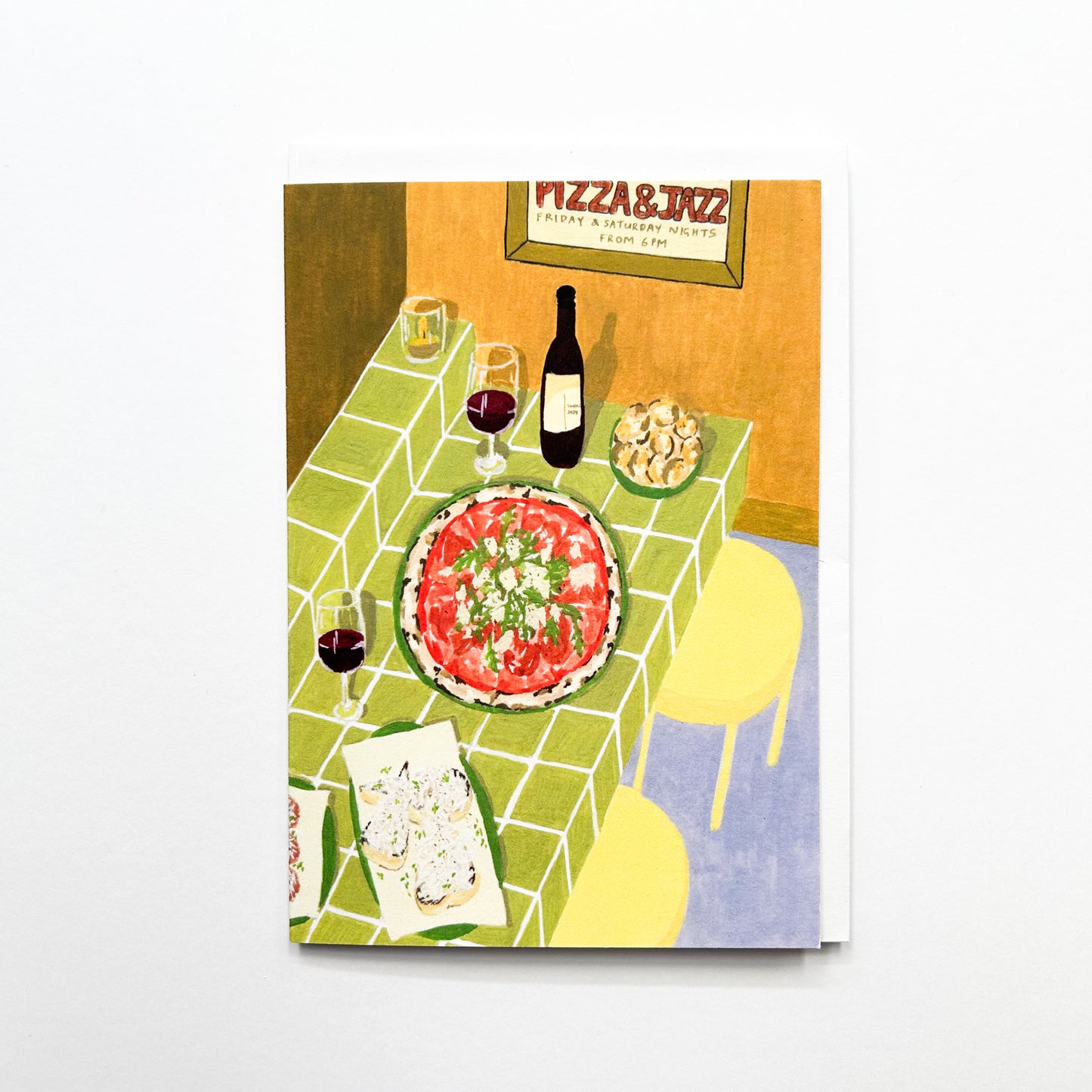 Pizza & Jazz Card